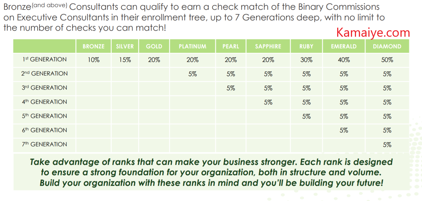 HBNaturals Binary Matching Earning